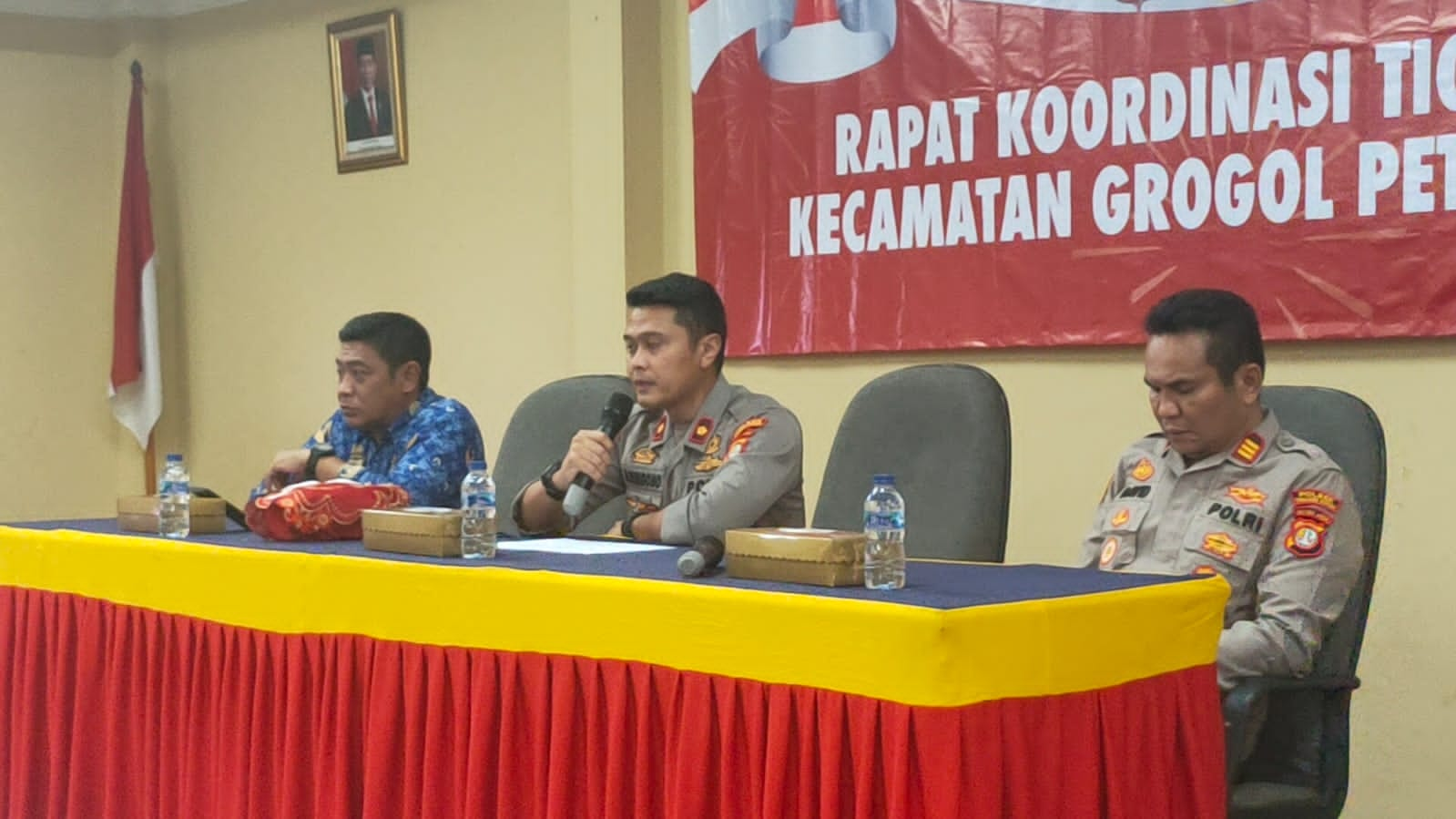 Rapat Koordinasi Dengan 3 Pilar  Terkait Kesiapan Pengamanan Natal dan Malam Pergantian Tahun Baru 2023