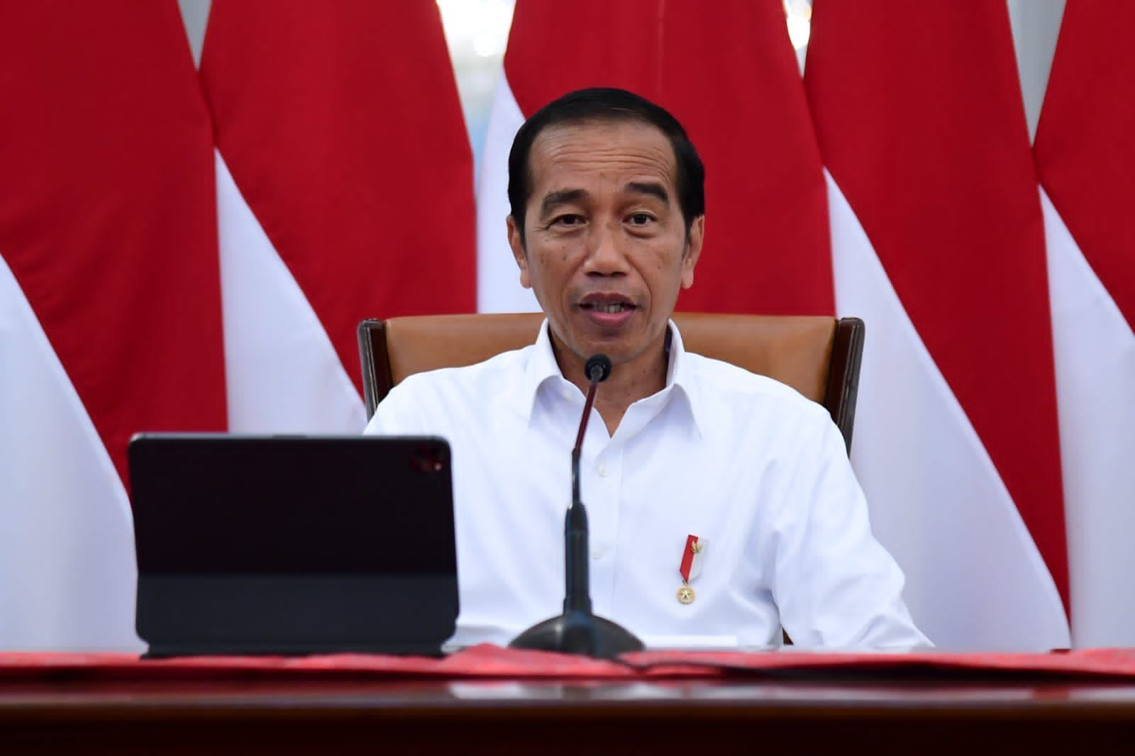 Presiden Jokowi Tegaskan Komitmen Pemerintah Berantas Korupsi Tak Pernah Surut