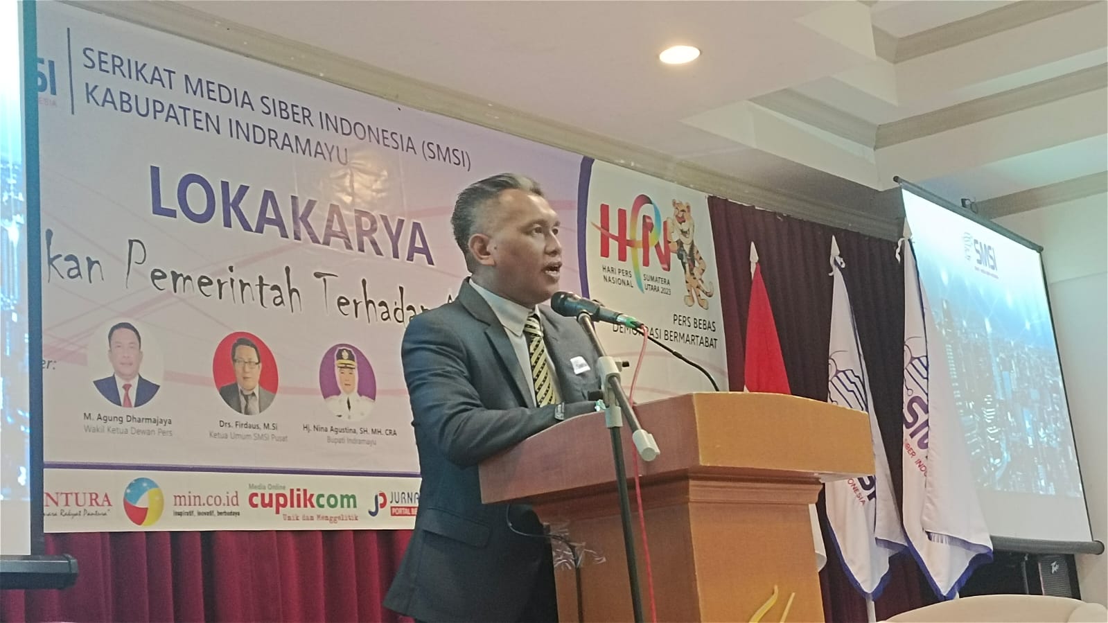 Ketum SMSI Pusat Buka Lokakarya HPN 2023