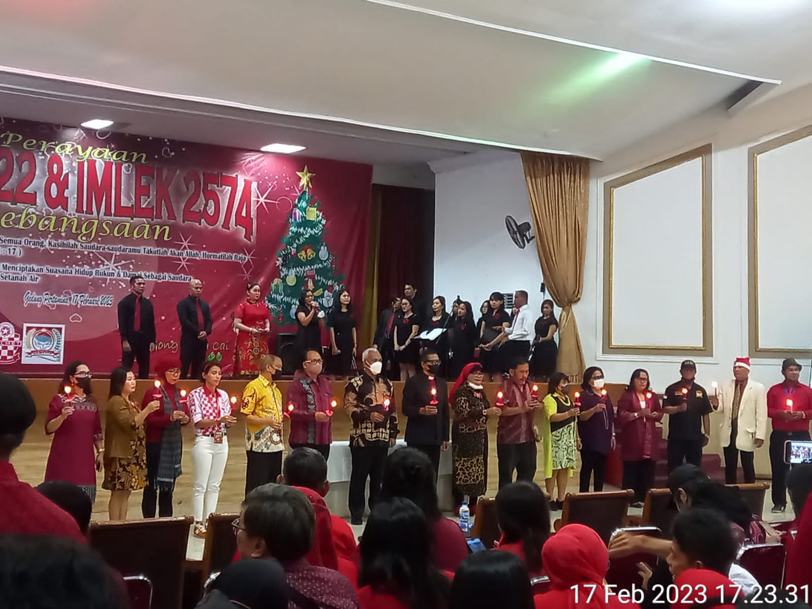 GRPBI Gelar Acara Natal Dan Imlek 2574 Kebangsaan Di Gedung Pertemuan Pertamina Cempaka Putih