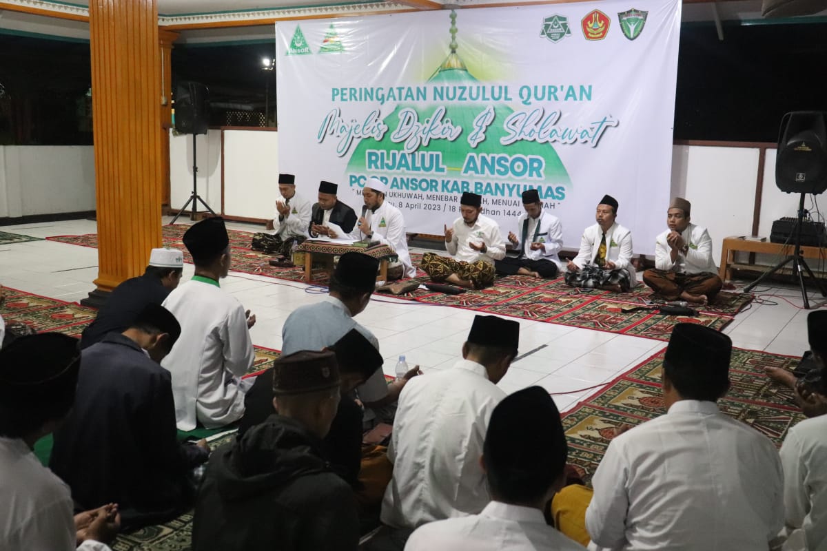 Berharap Syafaat, PC Rijalul Ansor Banyumas Peringati Nuzulul Qur’an