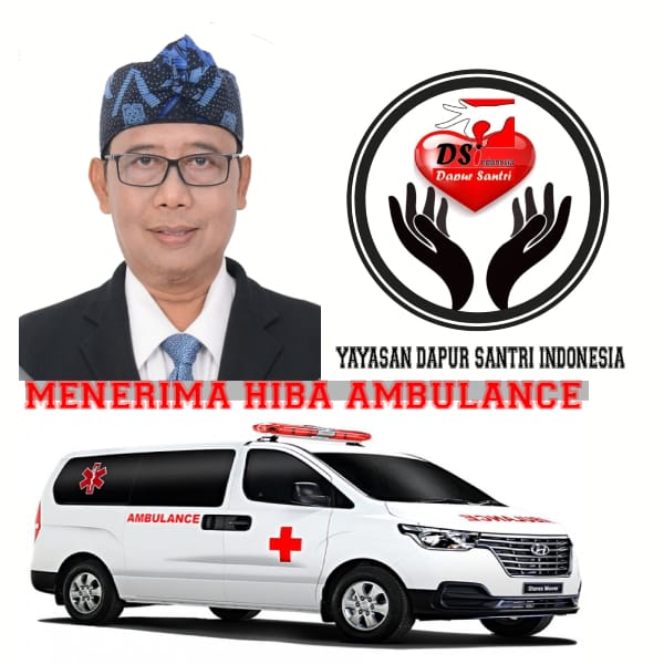 Yayasan Dapur santri Indonesia siap menerima Hibah mobil ambulans