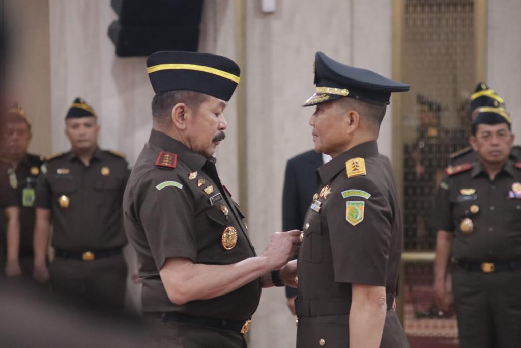 Jaksa Agung Melantik Mayor Jenderal TNI Wahyoedho Indrajit Sebagai Jaksa Agung Muda Pidana Militer yang Baru