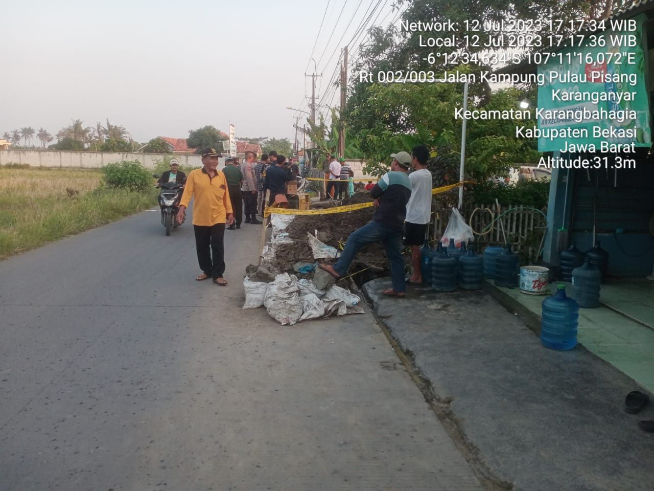 Telah Terjadi Insiden Kecelakaan Kerja Proyek PDAM Yang Merenggut Korban Jiwa.