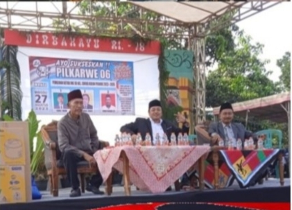 Pesta Demokrasi Pemilihan Ketua RW 06 Kelurahan Curug Kulon Berjalan , Sportif, Aman Dan Lancar.