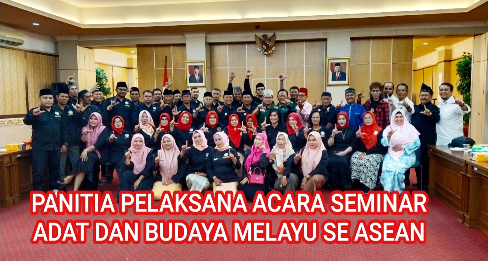 Panitia Seminar Adat Dan Budaya Melayu Internasional Adakan Rapat Gabungan