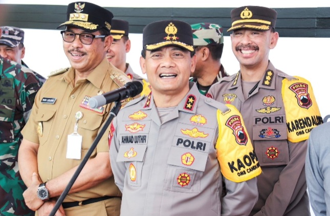 Apel gelar Ops Mantap Brata (OMB) Candi 2023 Polda Jateng Siap Amankan Tahapan Pemilu 2023/2024