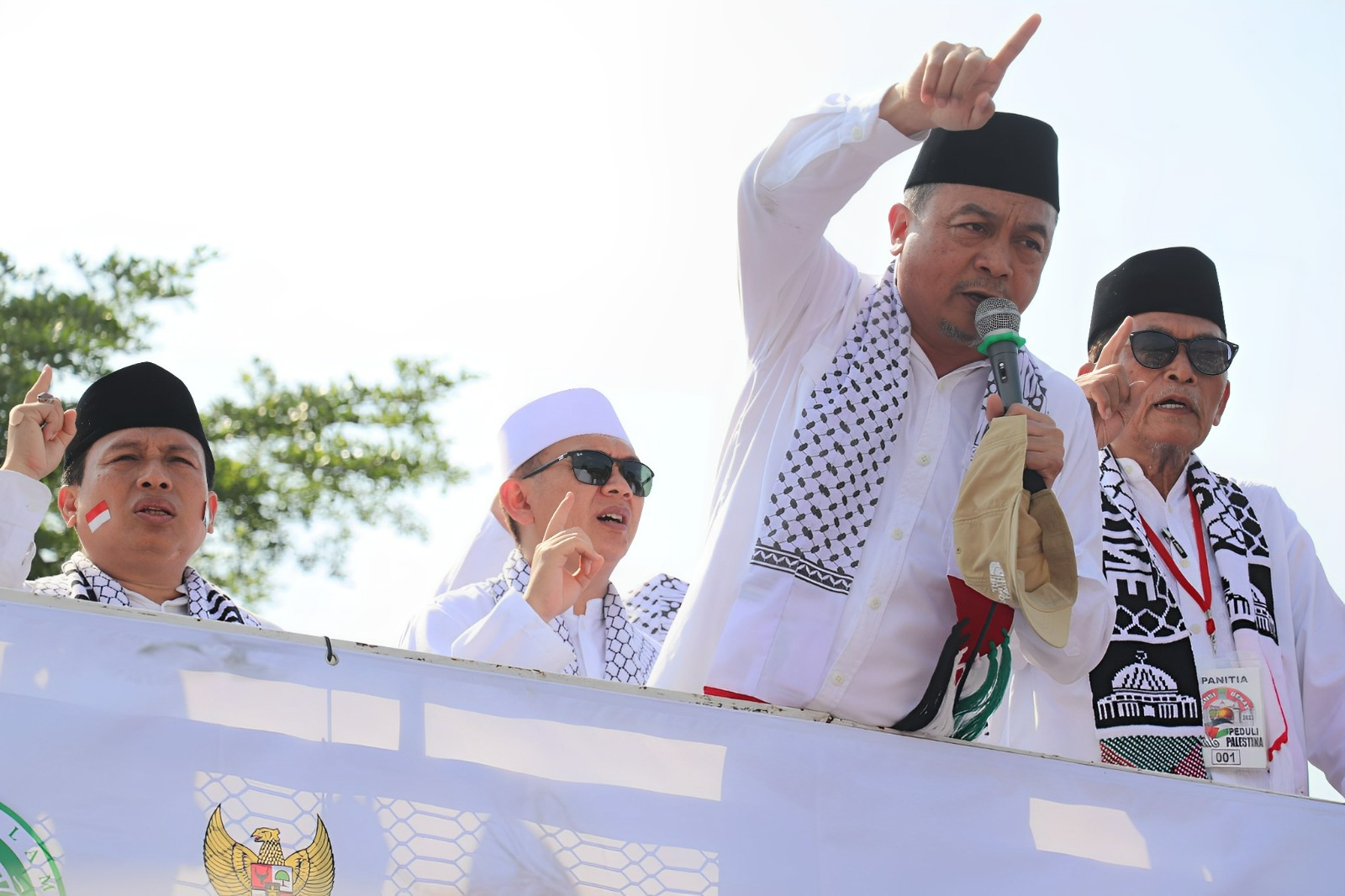 AKSI BELA PALESTINA Dani Ramdan: Kita Dukung Palestina Merdeka dan Minta Akhiri Kekejaman Israel