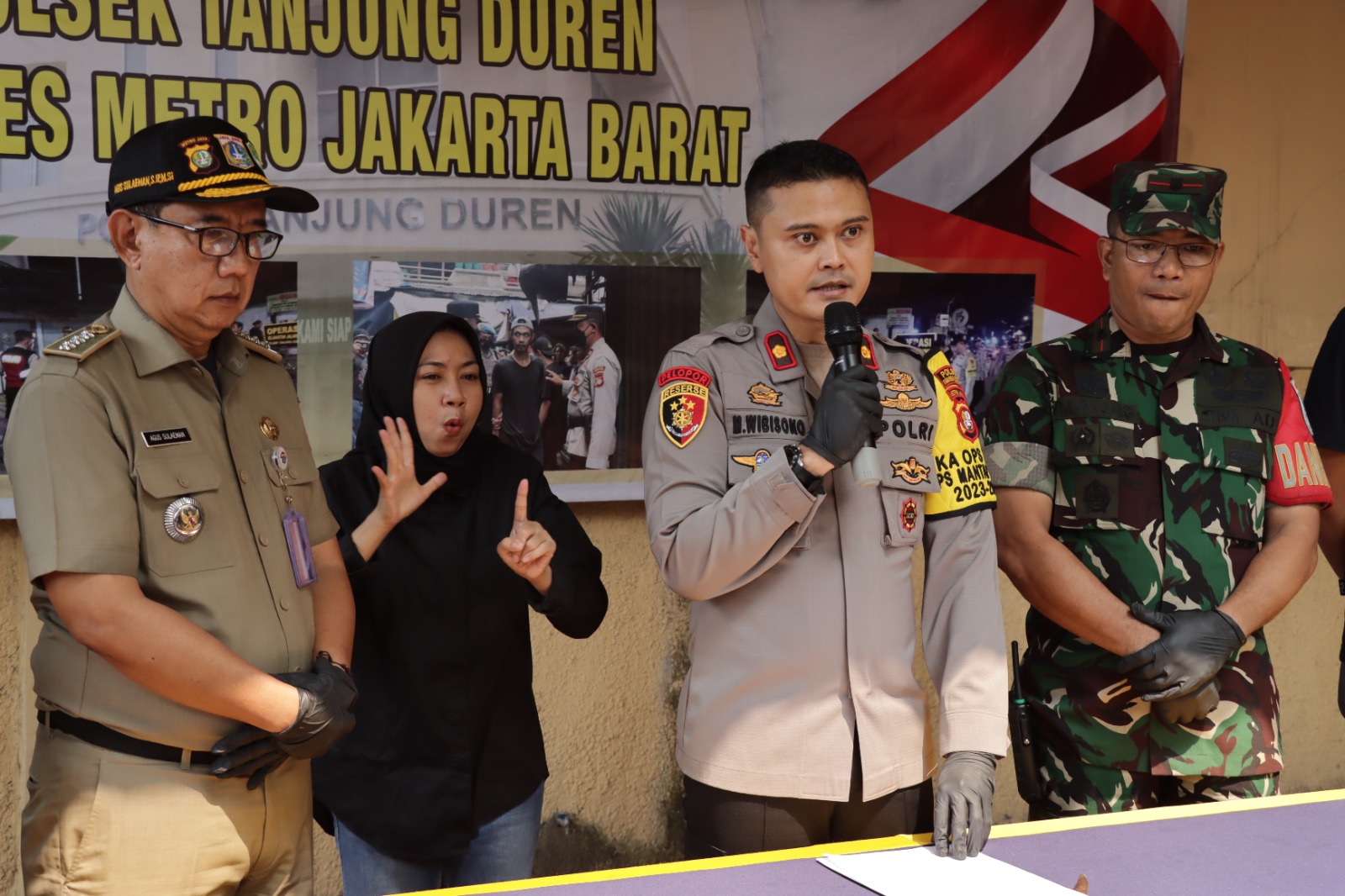 Sebuah insiden kekerasan terjadi di Jakarta Barat