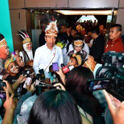 Panglima TNI Mendampingi Presiden Joko Widodo Acara Puncak Hari Anak Nasional Ke-40